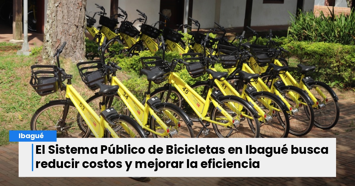 Infibagué Mejorará El Sistema De Bicicletas En Ibagué | El Nuevo Día